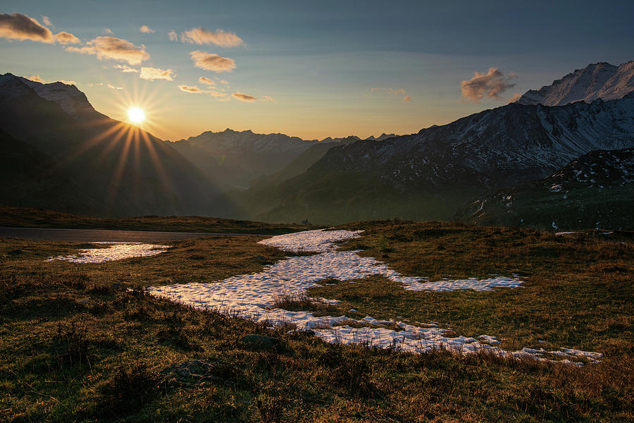 Sunrise in the Alps Photograph by DoMaxPh - Fine Art America