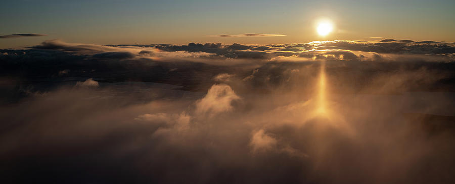 Sunrise in the Clouds Photograph by Brooke Bowdren
