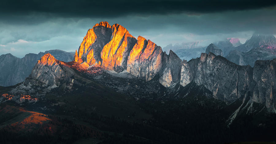 Sunrise in the Dolomites Photograph by Toma Bonciu