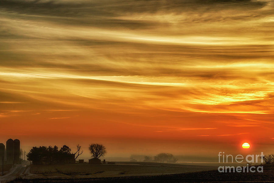 Sunrise in the Heartland Photograph by Thomas R Fletcher