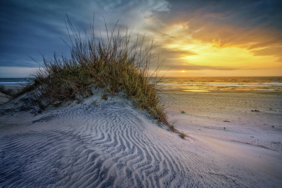 Spring Photograph - Sunrise in the Outer Banks by Rick Berk