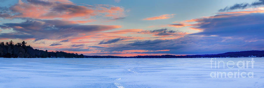 Sunrise In Winter On Bear Lake Photograph