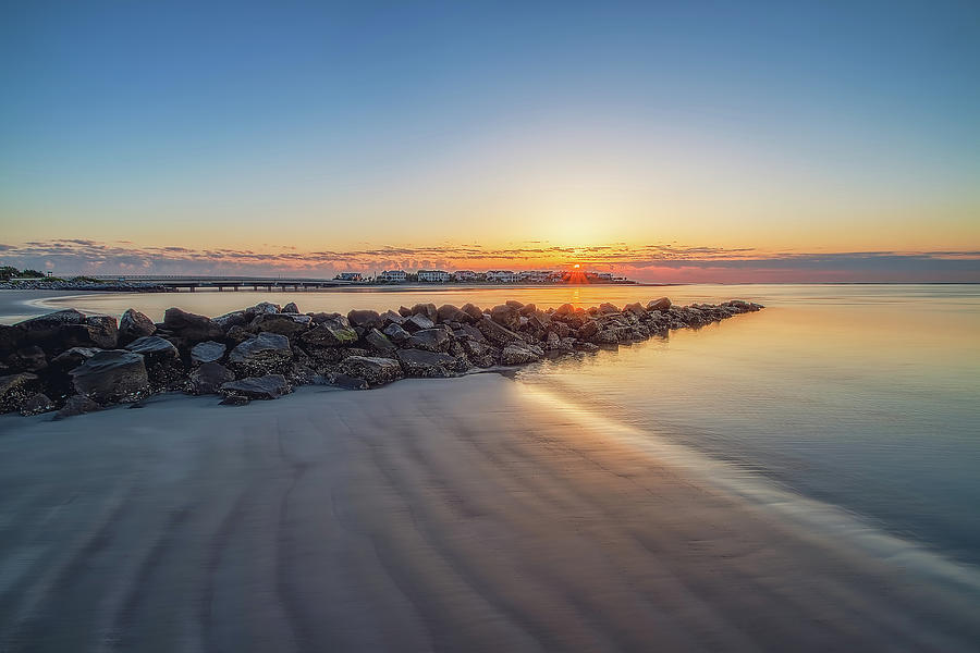 Sunrise Isle Of Palms From Suvillans Island Photograph By Steve Rich 