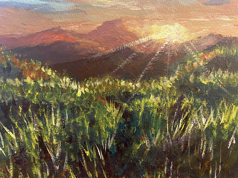Sunrise Painting by Larry Whitler