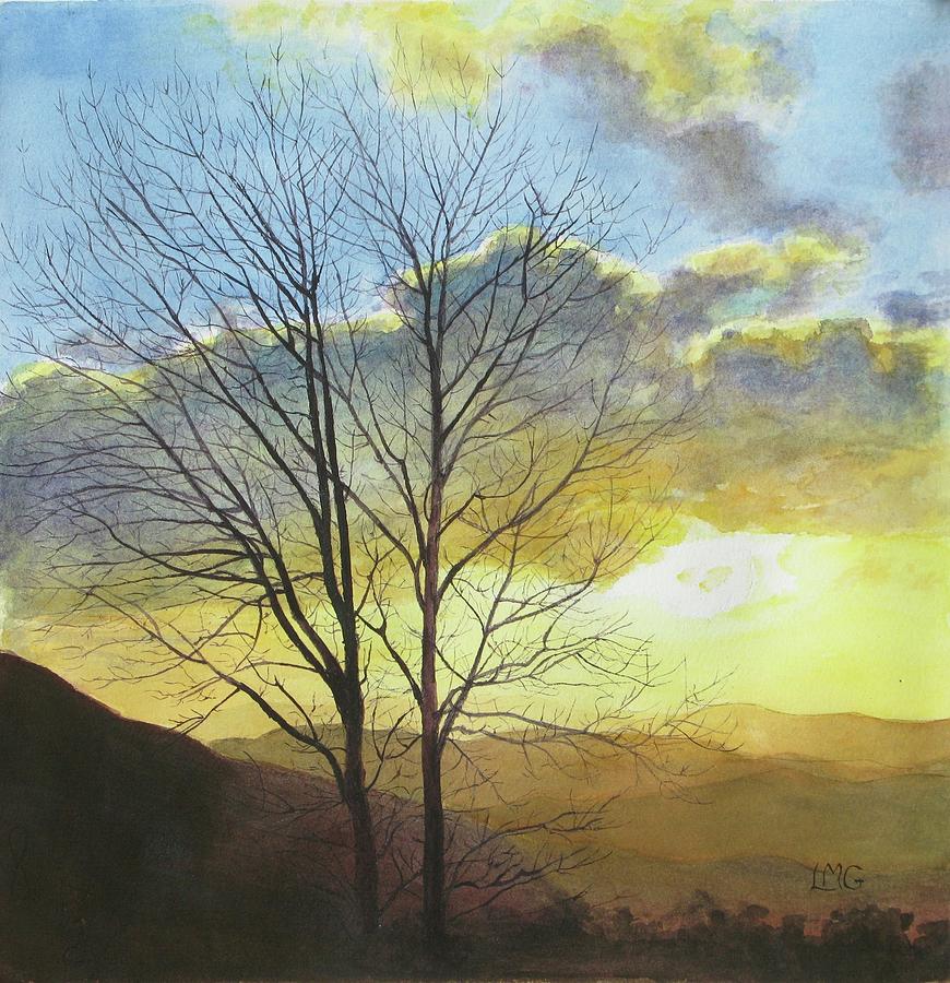Sunrise Painting by Louise Goodman