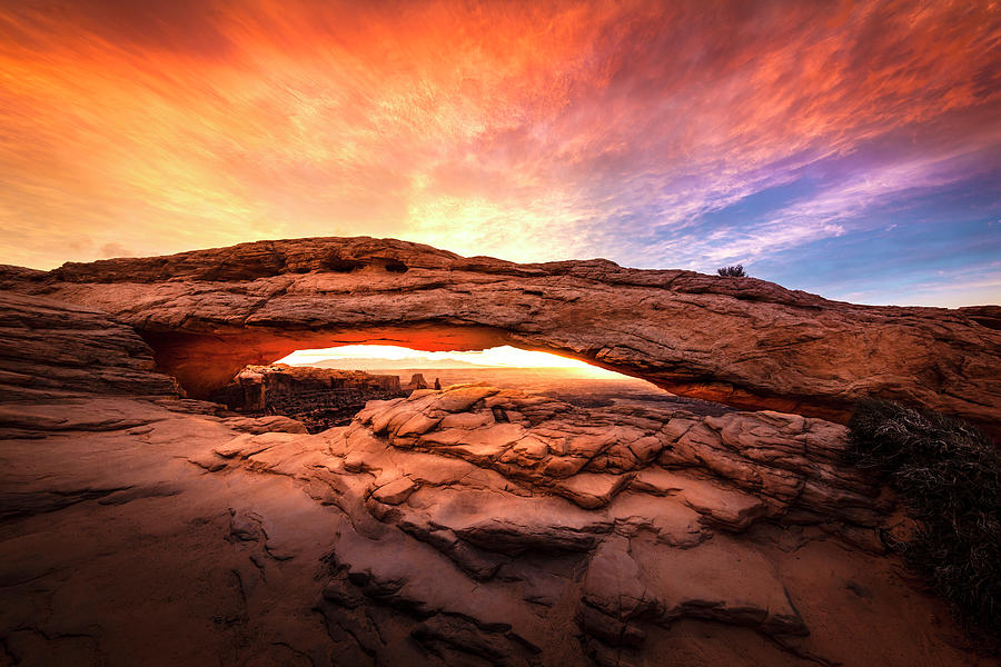 Sunrise Mesa Arch Photograph by Mark Gomez