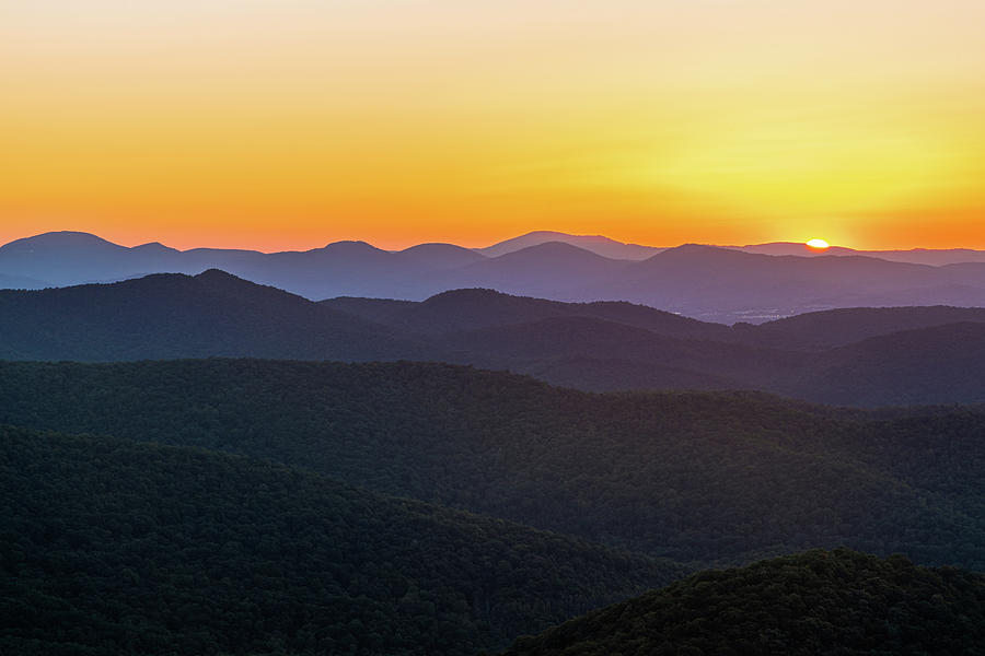Sunrise Mills River Valley North Carolina Photograph by Jordan Hill