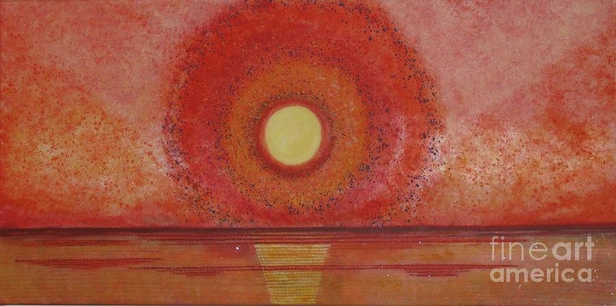 Sunrise Painting by Nadia Spagnolo