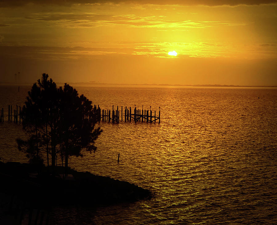 Sunrise Navarre Beach Photograph by George Harth