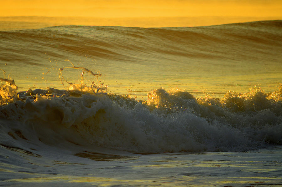 Sunrise Ocean Fog  Photograph by Dianne Cowen Cape Cod Photography