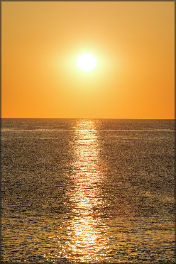 Sunrise on Atlantic Photograph by Erika Fawcett