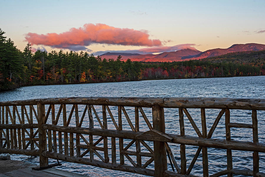 Sunrise on Chocorua Lake Fall Colors Autumn Tamworth New Hampshire NH Photograph by Toby McGuire