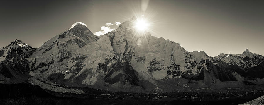 Sunrise On Everest Base Camp Photograph by Owen Weber