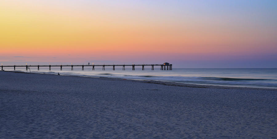 Sunrise On Fort Walton Beach Florida Photograph by Dan Sproul - Fine ...