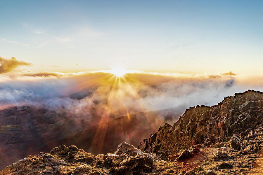 Sunrise on Haleakala Crater Two Photograph by Betty Eich