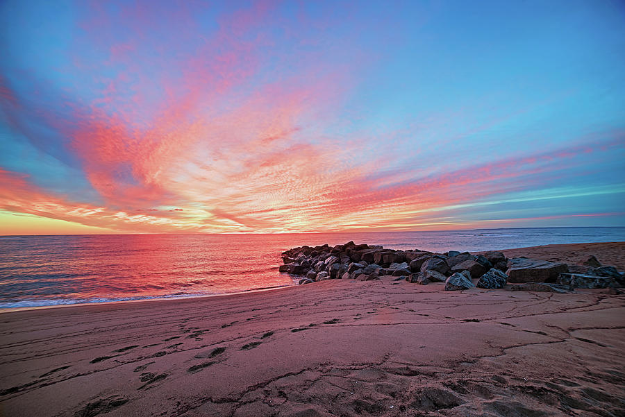 Sunrise on Plum Island Newburyport MA Photograph by Toby McGuire