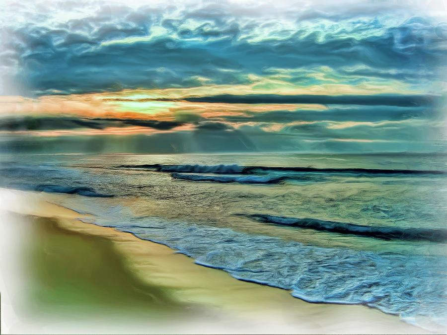 Sunrise on Rhode Island Beach Photograph by Cordia Murphy | Fine Art ...