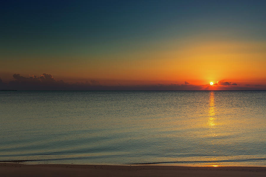 Sunrise On Sand Beach Photograph by Mikhail Kokhanchikov