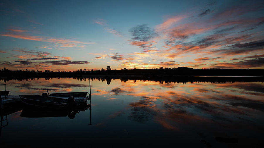 Sunrise on Show Low Lake Photograph by Michael Kenan - Pixels