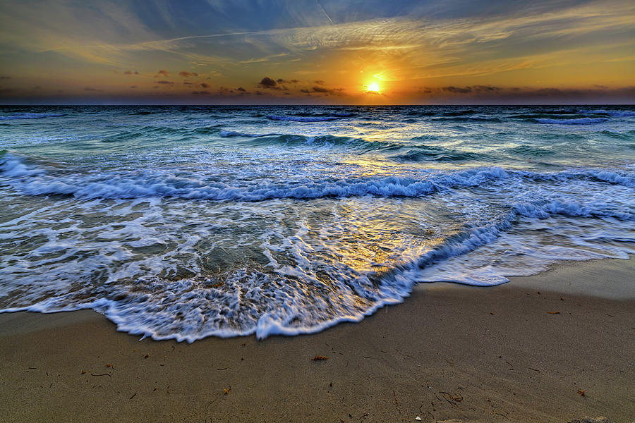 Miami Photograph - Sunrise on South Beach II by Rick Berk
