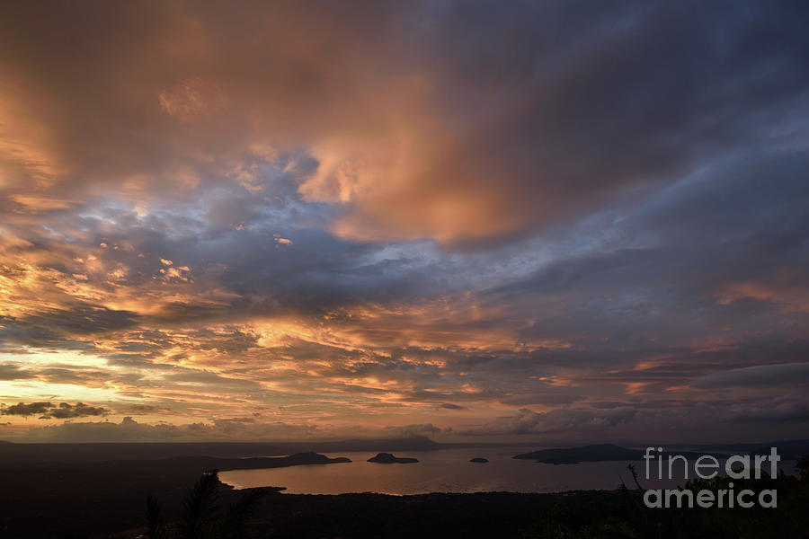 Sunrise On Taal Lake Photograph