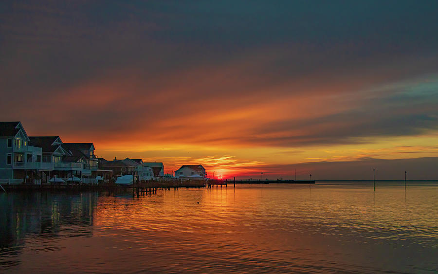 Sunrise on The Bay Photograph by Michael Rauscher - Fine Art America