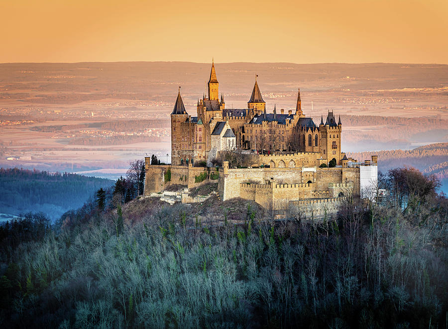 Sunrise on the Castle Photograph by Andrew Matwijec