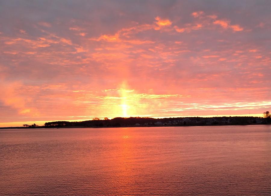 Sunrise on the Chester Digital Art by Mangos Art Sunrise on the Chester Digital Art by Mangos Art