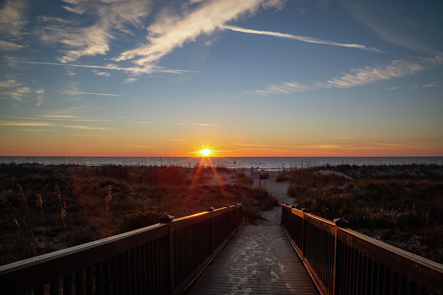 Sunrise on the Coast Photograph by Cindy Robinson