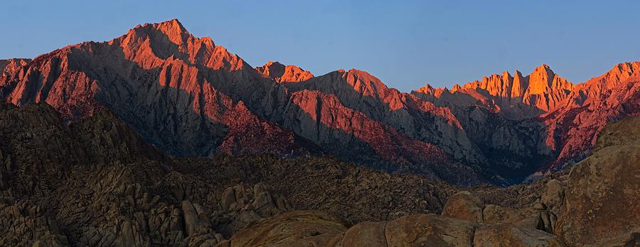 Sunrise on the Eastern Sierras Photograph by Walt Sterneman