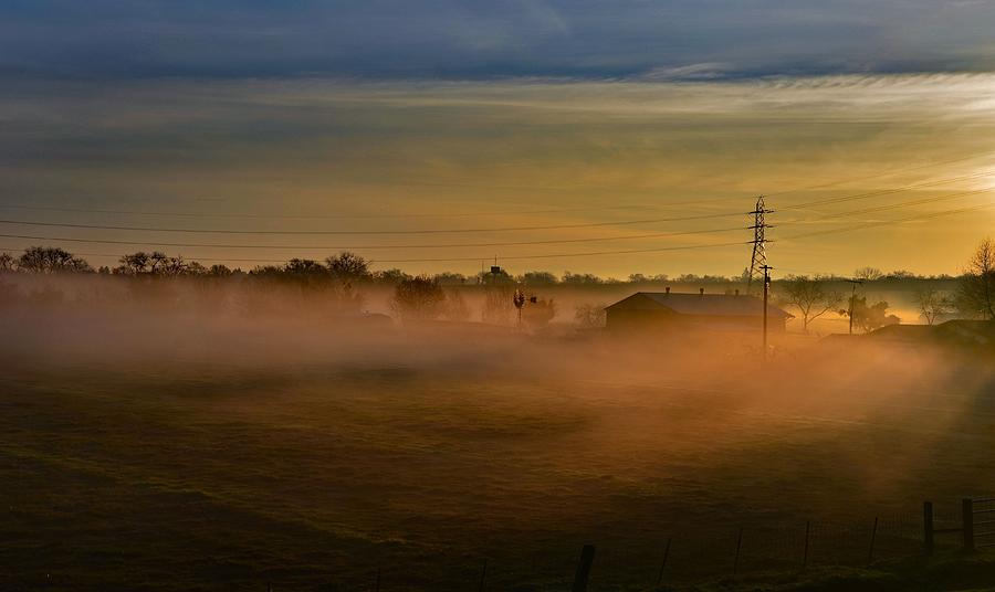 Sunrise on the Farm Photograph by Marilyn MacCrakin