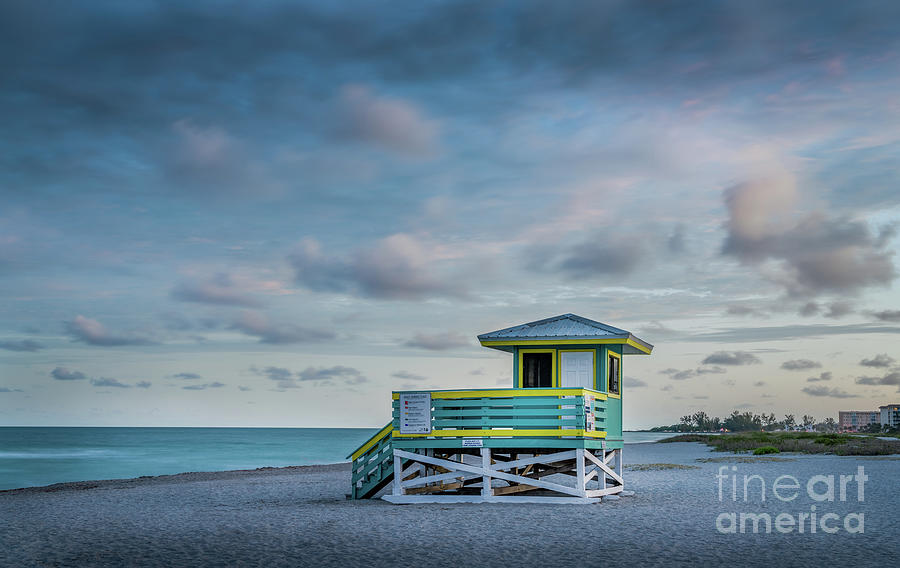 Sunrise on the Gulf at Venice Beach, Florida  Photograph by Liesl Walsh