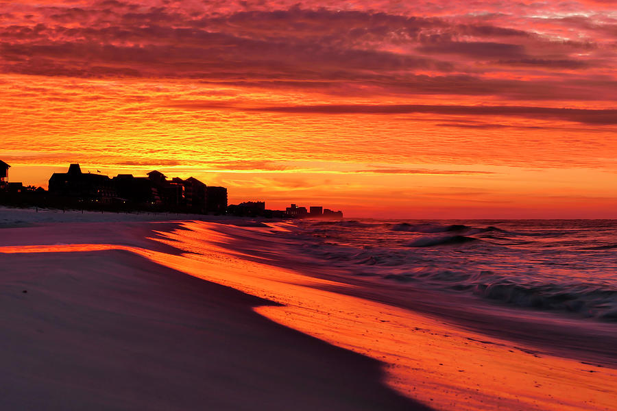 Sunrise on the Gulf Coast,  Photograph by Sandra Js