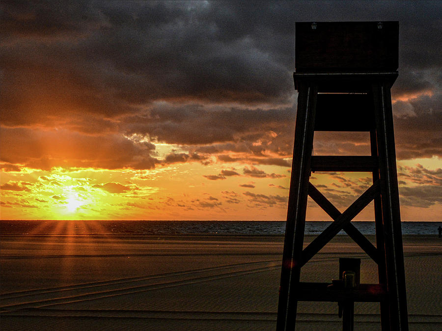 Sunrise on the Ocean City Boardwalk by Dave Hilbert Sunrise on the Ocean City Boardwalk by Dave Hilbert