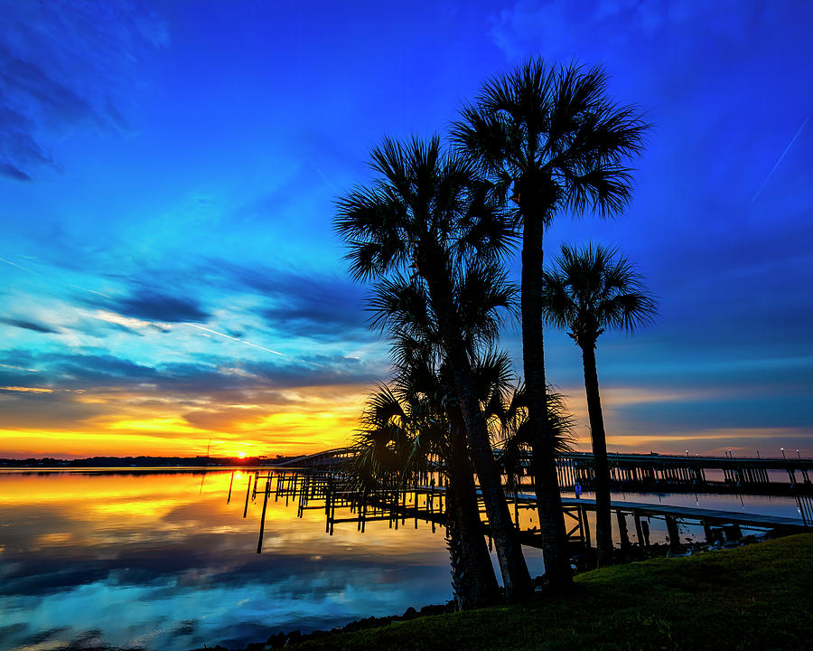 Sunrise on the St. Johns River Photograph by Andy Crawford