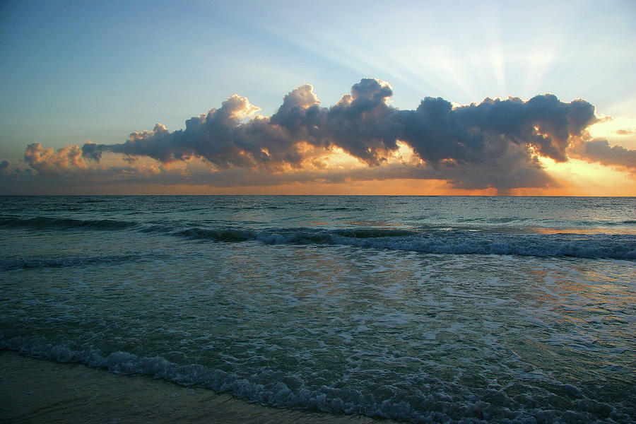 Sunrise on the Yucatan coast Photograph by Riccardo Forte