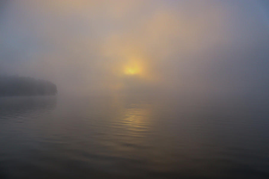 Sunrise or Fog Photograph by Ed Williams