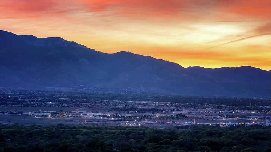 Sunrise over Albuquerque  Photograph by Susan Rissi Tregoning