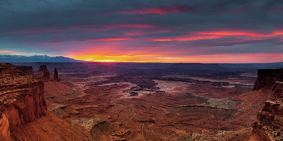 Sunrise over Canyonlands Photograph by Andrew Soundarajan