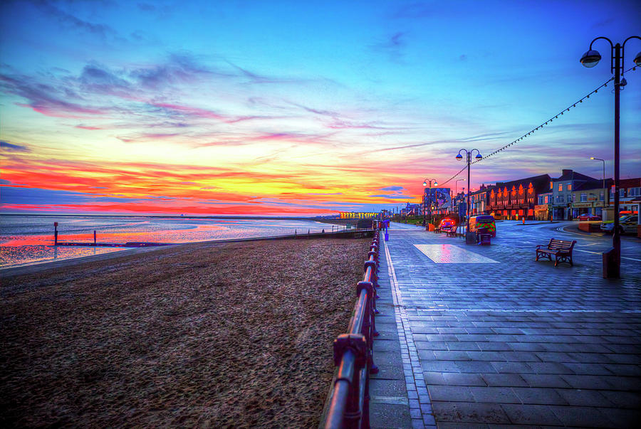 Sunrise Over Cleethorpes Beach Photograph by Paul Thompson - Fine Art ...