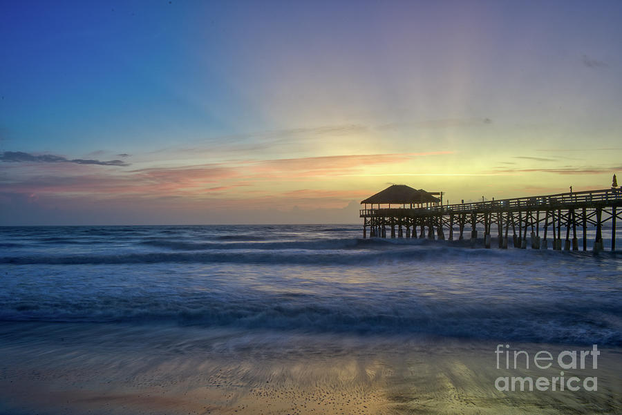 Sunrise over Cocoa Photograph by Brian Kamprath
