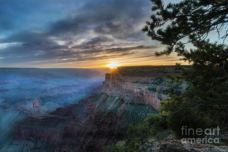 Sunrise Over Grand Canyon National Park Photograph by Tom Watkins PVminer pixs