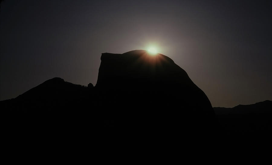 Sunrise over Half Dome Photograph by Joe Palermo