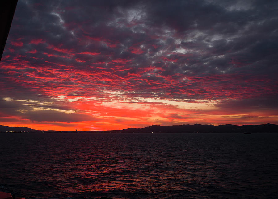 Sunrise over Livorno Photograph by David L Moore