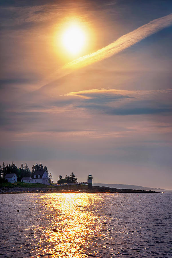 Sunrise Over Marshall Point Light Photograph by Joann Vitali