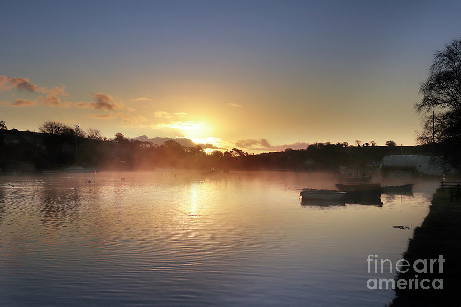 Nature Photograph - Sunrise Over Mylor Creek by Terri Waters