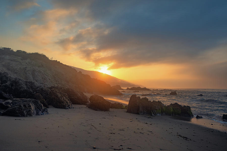 Sunrise over the Coastal  Mountains Photograph by Matthew DeGrushe