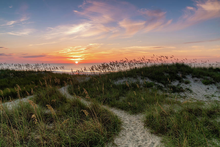 Sunrise over the Dunes, Amelia Island, Florida Photograph by Dawna Moore Photography