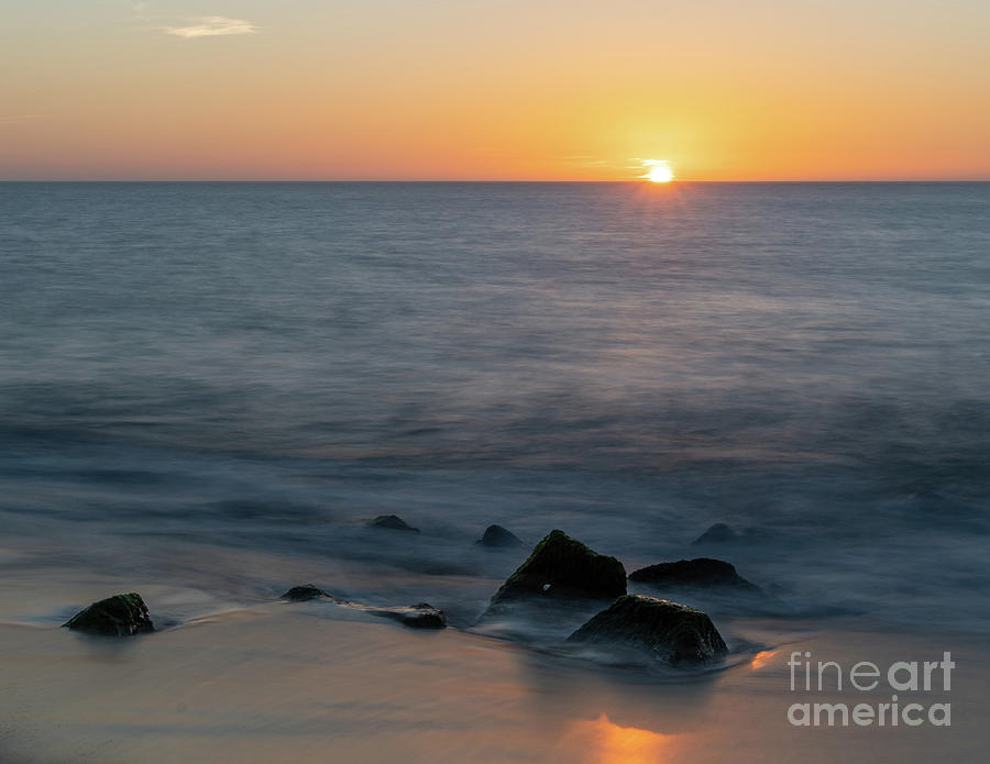 Sunrise over the ocean Photograph by Izet Kapetanovic
