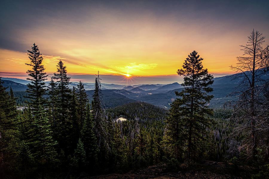 Sunrise Over The Rockies  Photograph by Mati Krimerman